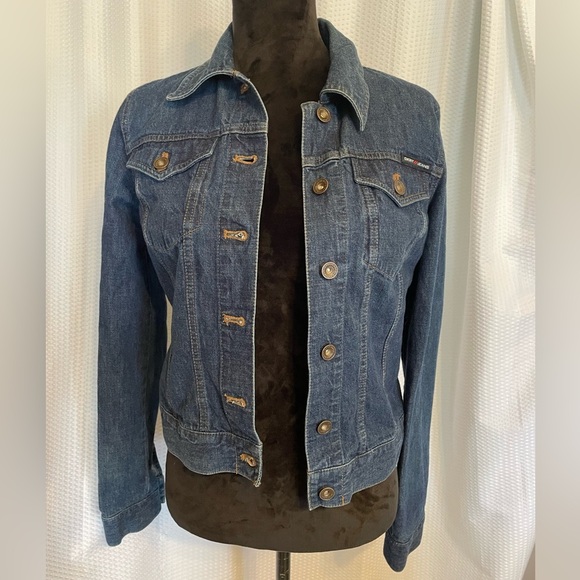 DKNY Jeans denim Jean jacket size small - Picture 1 of 5